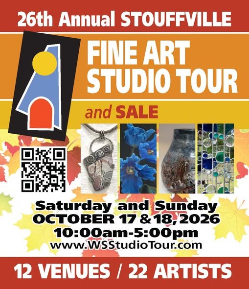 Poster for the 26th annual Whitchurch-Stouffville Fine Art Studio Tour and Sale, October 17 and 18, 2026